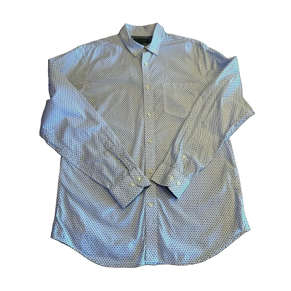 Banana Republic Men’s Large Button Down Shirt Slim Fit Office Work Crisp Blue